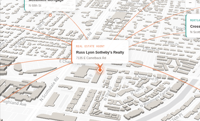 Konnex Explorer showing business map for Austin, Texas